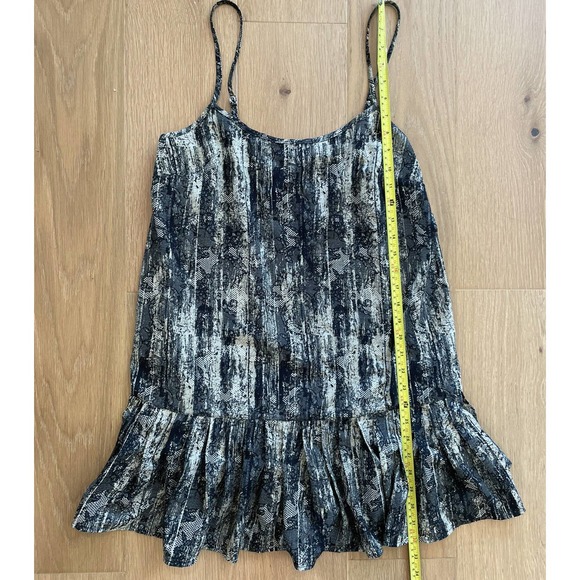 Urban Outfitters Camille Black & Tan Mini Dress Tunic Size M - Picture 8 of 10